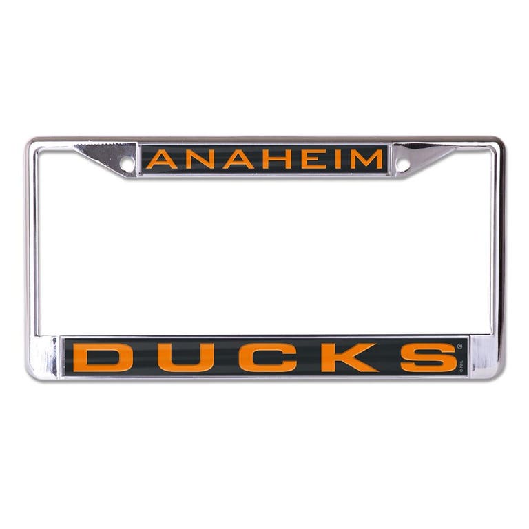 Anaheim Ducks Black Laser Cut License Plate Frame