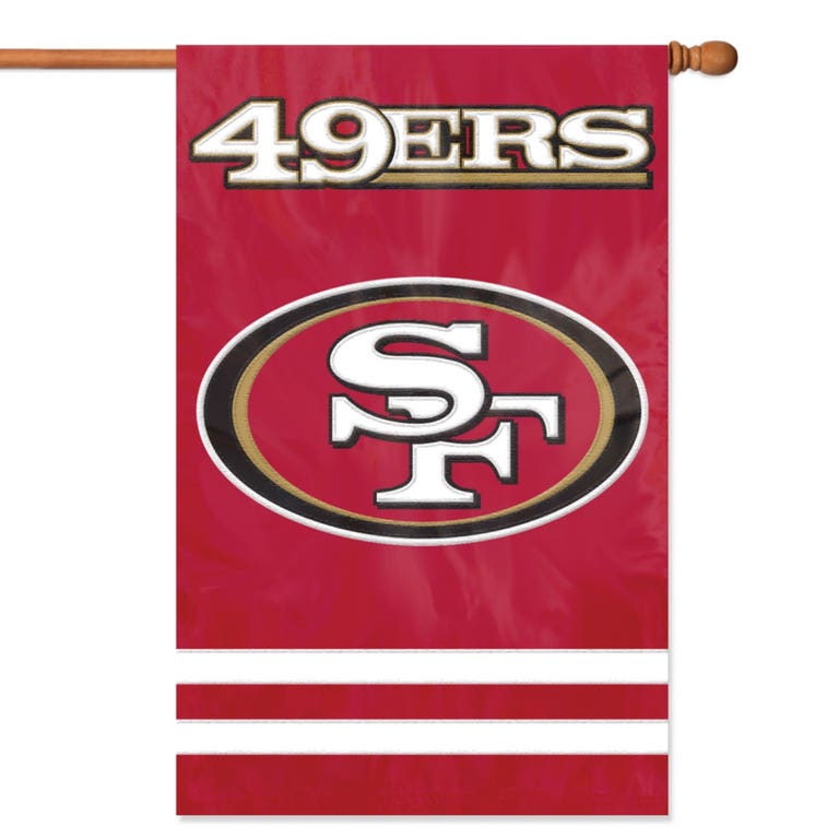 San Francisco 49ers Embroidered 2-Sided Banner 28x44"
