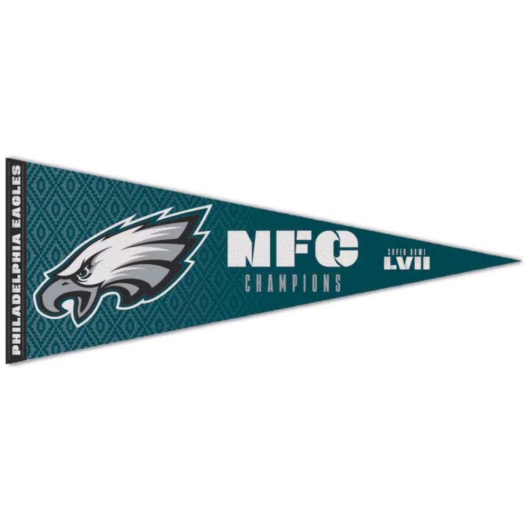 Philadelphia Eagles Super Bowl LVII Premium Pennant 12x30"