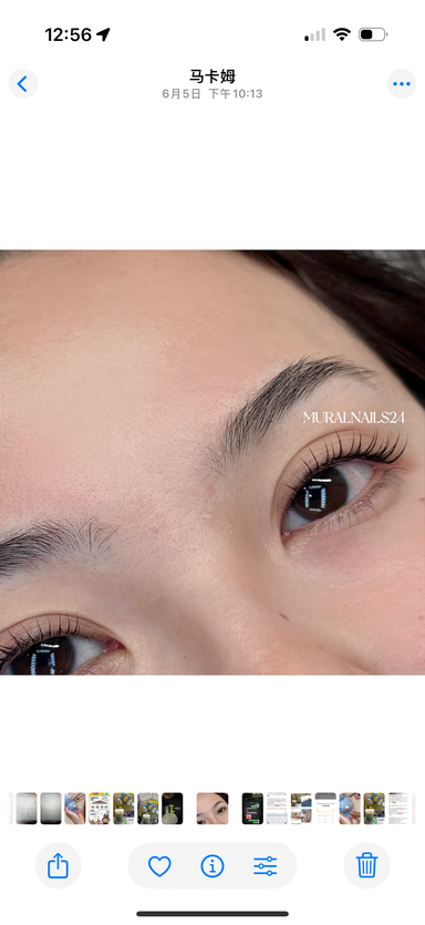 lash lift蛋白翘睫