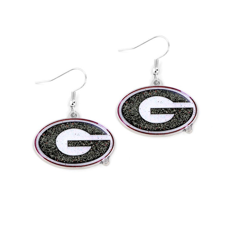 Georgia Bulldogs Glitter Dazzle Earrings