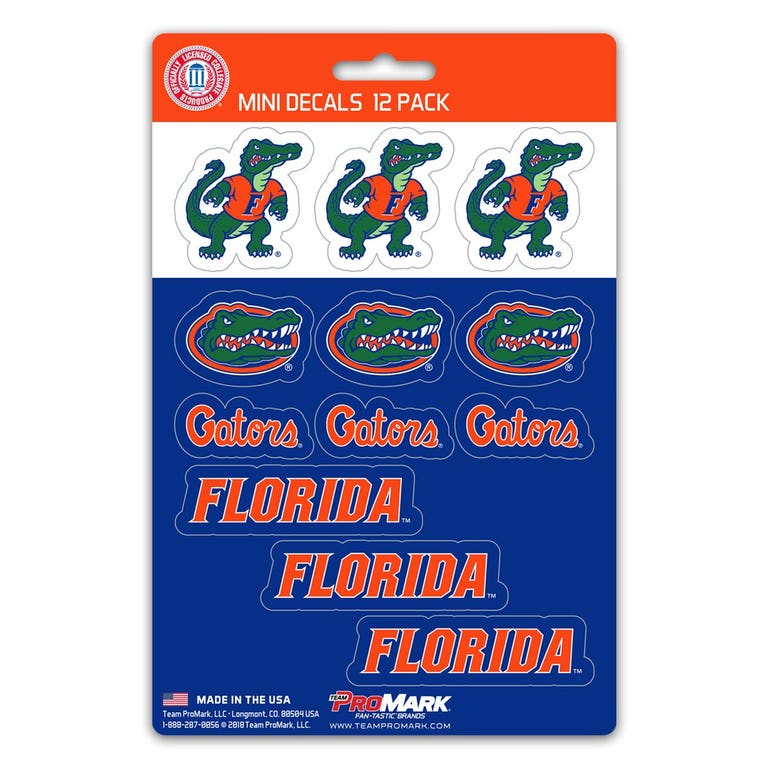 Florida Gators Mini Decals 12pk Set