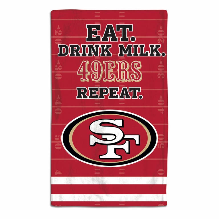 San Francisco 49ers Baby Burp Cloth 10x17"