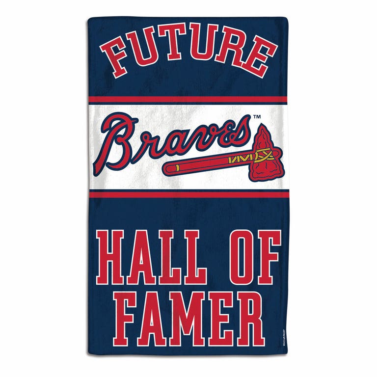 Atlanta Braves Baby Burp Cloth 10x17"