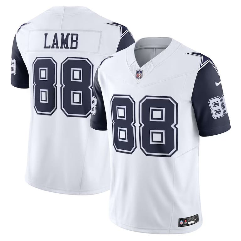 Dallas Cowboys Cee Dee Lamb #88 White Alternate Nike Vapor Limited F.U.S.E Jersey