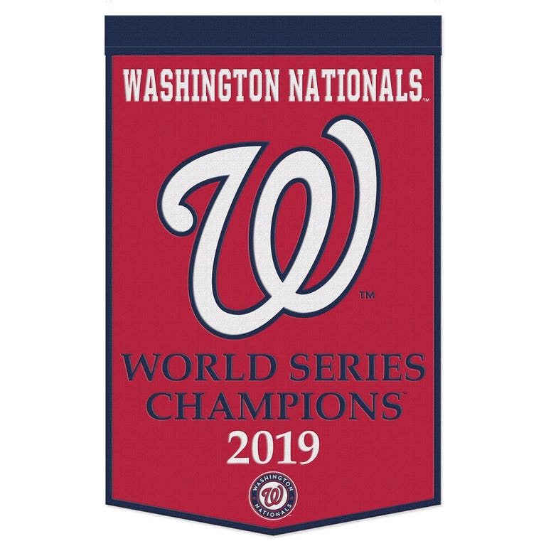Washington Nationals Wool Dynasty Championship Banner 24x38"