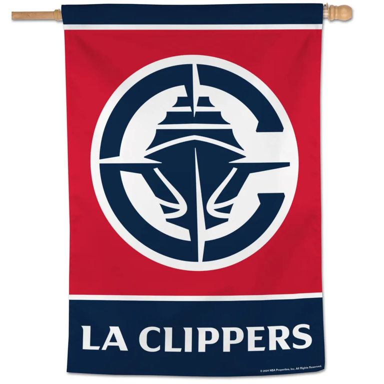 Los Angeles Clippers Vertical House Flag 28x40"