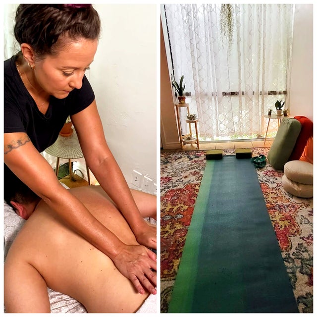 Private Yoga + Massage Combined Sessions