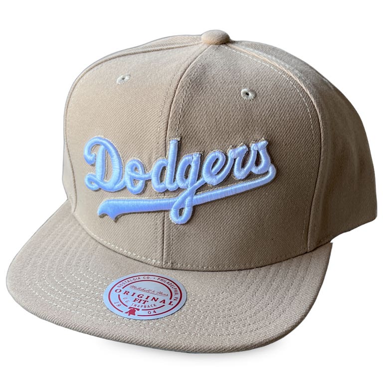 Los Angeles Dodgers Tan Script '47Brand Snapback Hat