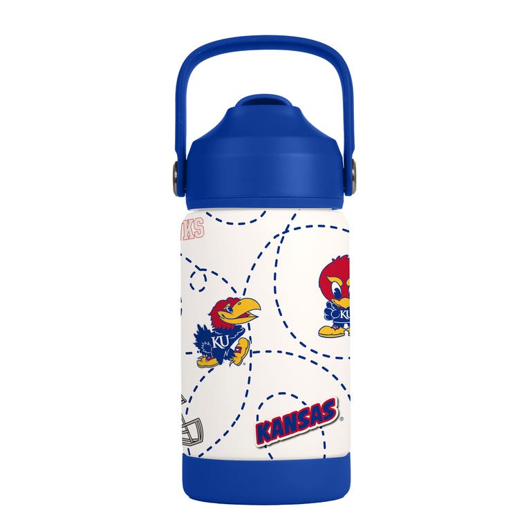 Kansas Jayhawks Kids Stainless Steel Mascot Bottle 12oz