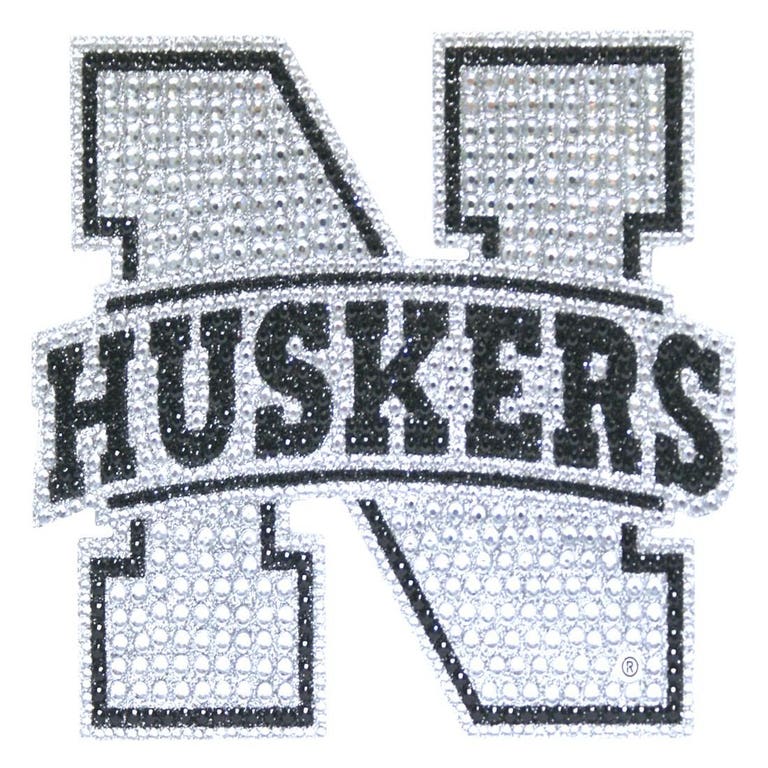 Nebraska Huskers Rhinestone Decal