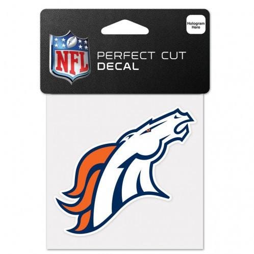 Denver Broncos Perfect Cut Decal 4x4"