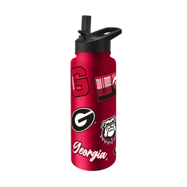 Georgia Bulldogs Dreamweave Quencher Stainless Steel Bottle 34oz