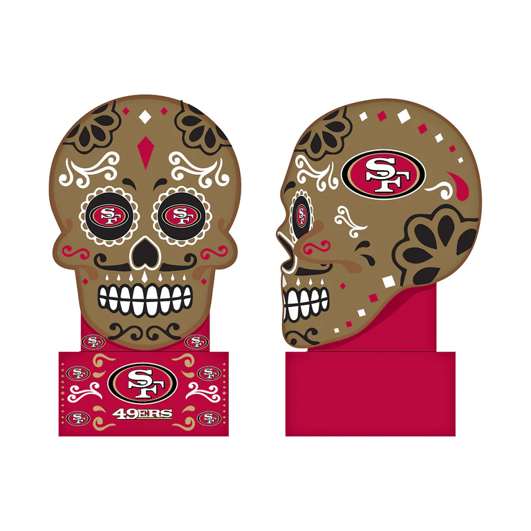 San Francisco 49ers Sugar Skull Statue