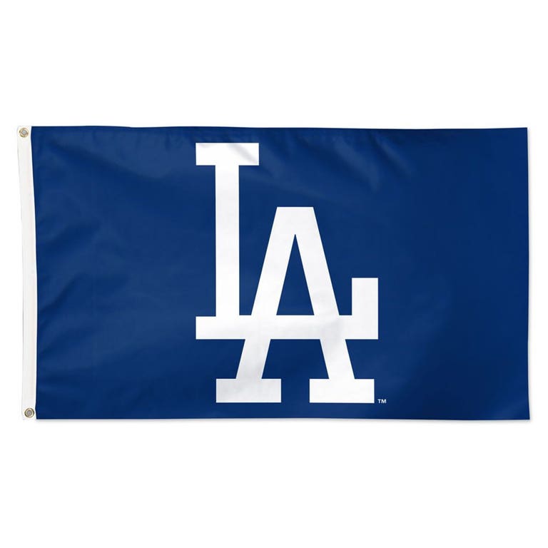 Los Angeles Dodgers Deluxe Royal Blue Primary Logo Flag 3x5'