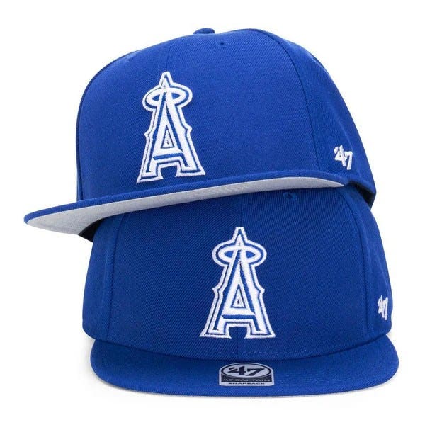 Los Angeles Angels Royal Blue '47Brand Snapback Hat