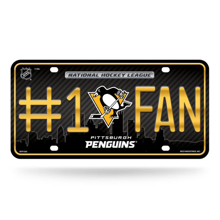 Pittsburgh Penguins #1 Fan License Plate