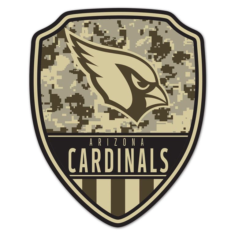 Arizona Cardinals Wood Shield Shaped Sign - 11x14"