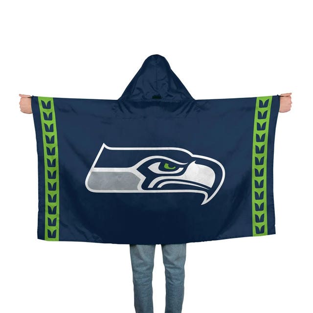Seattle Seahawks 3x5' Hoodie Flag