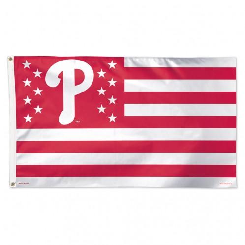 Philadelphia Phillies Deluxe Americana Flag 3x5'