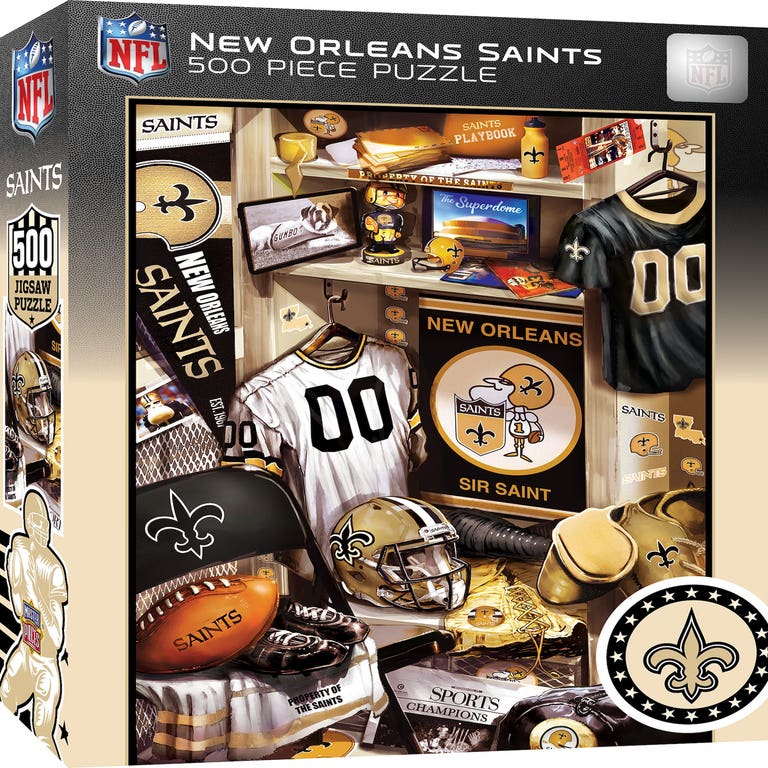 New Orleans Saints Lockeroom Puzzle 500 Piece