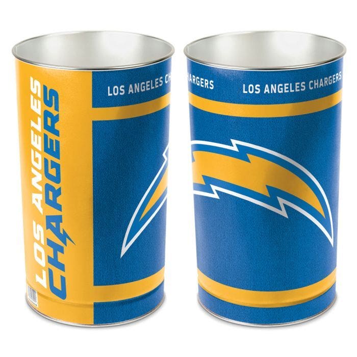 Los Angeles Chargers Wastebasket 15"