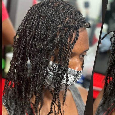 Twists Braid Styles (consult with stylist) hair not included
