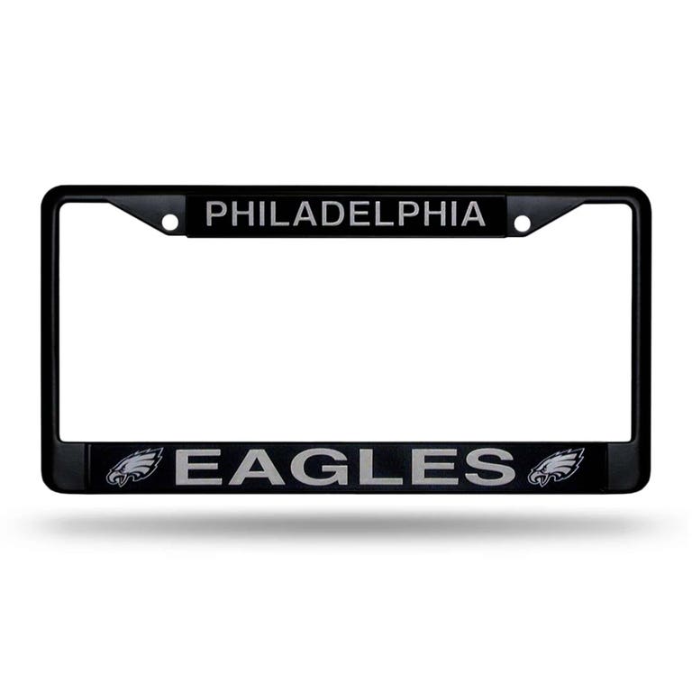 Philadelphia Eagles Black Chrome License Plate Frame