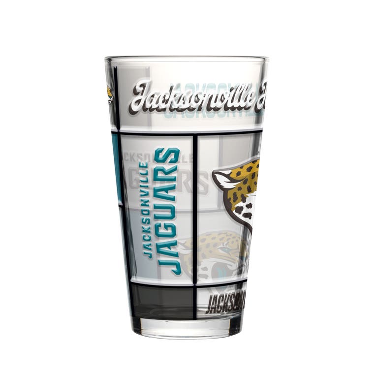 Jacksonville Jaguars Boxed Quilted Stained Pint Glass 16oz