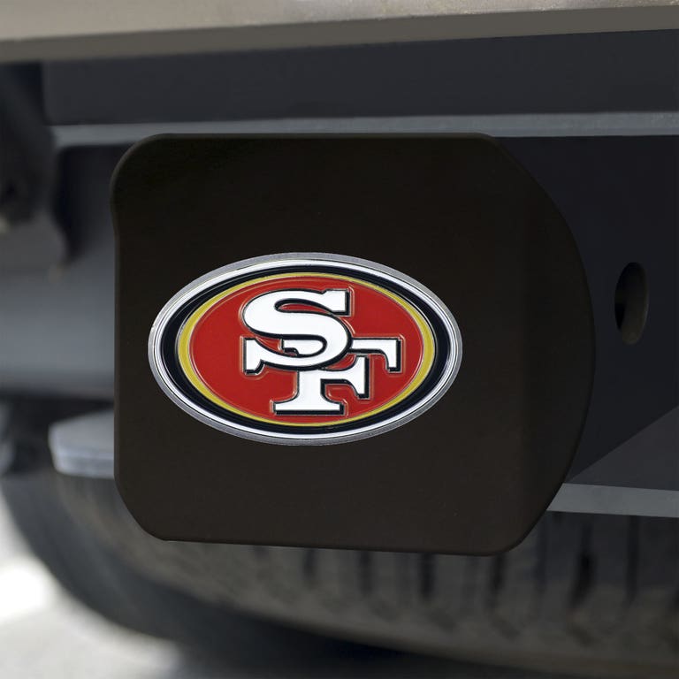San Francisco 49ers Black Chrome Hitch Cover