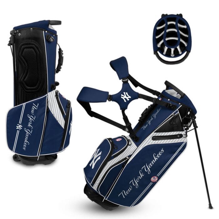 New York Yankees Hybrid Caddie Carry Golf Bag