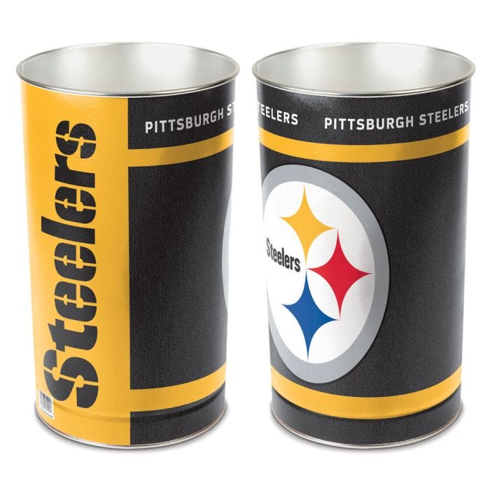 Pittsburgh Steelers Wastebasket 15"