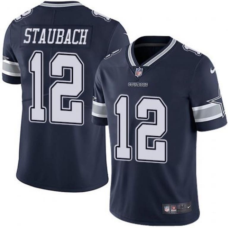 Dallas Cowboys Roger Staubach #12 Nike Limited Road Jersey