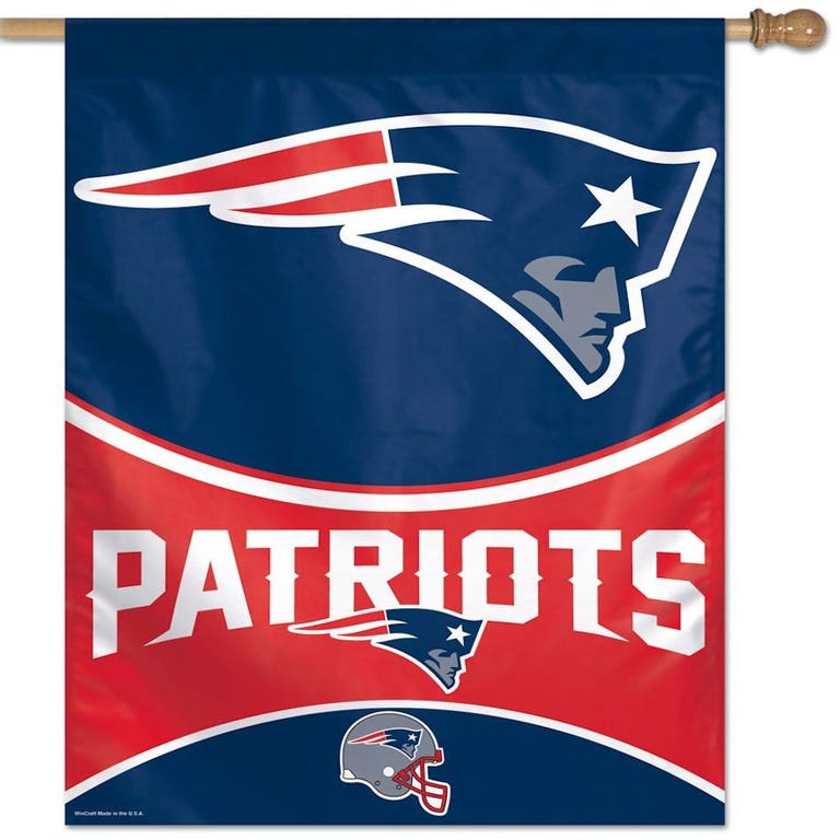 New England Patriots Vertical House Flag 28x40"