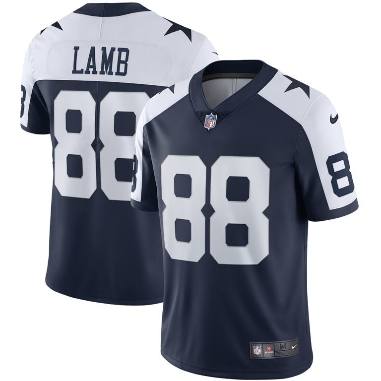 Dallas Cowboys Cee Dee Lamb #88 Retro Navy Nike Vapor Limited F.U.S.E Jersey