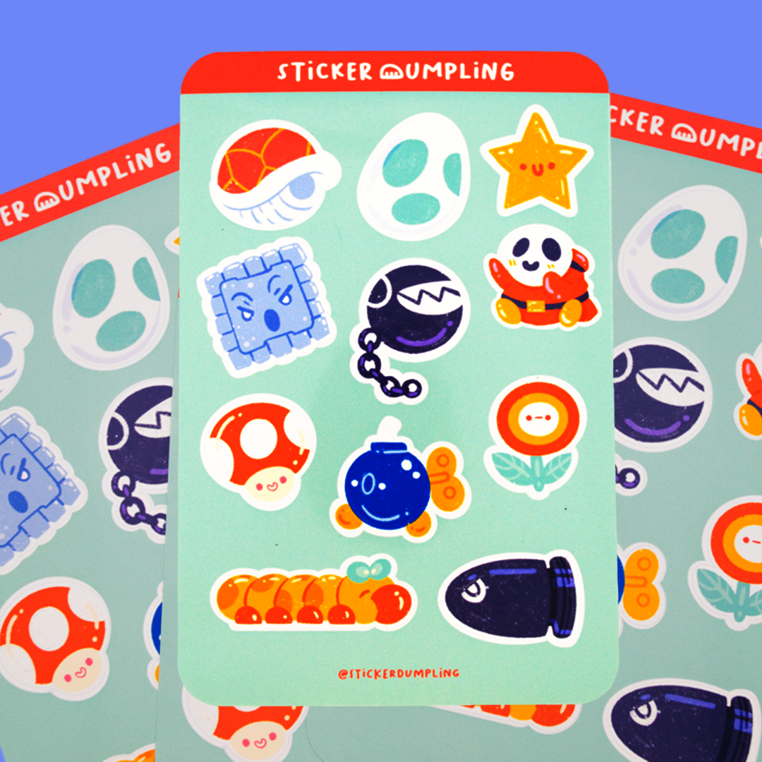 It's a Me, Mario Sticker Sheet