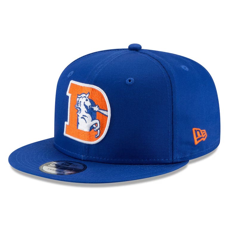 Denver Broncos Blue Retro New Era Snapback Hat