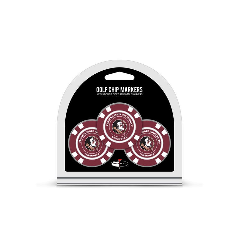 Florida State Seminoles Golf Chip with Marker 3 Pack