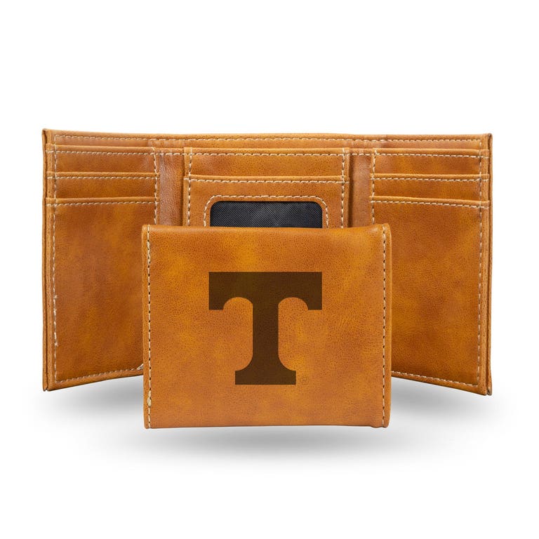 Tennessee Volunteers Laser Engraved Trifold Leather Wallet