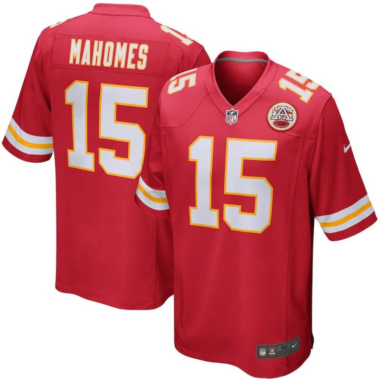 Kansas City Chiefs Patrick Mahomes #15 Kids Nike Home Jersey