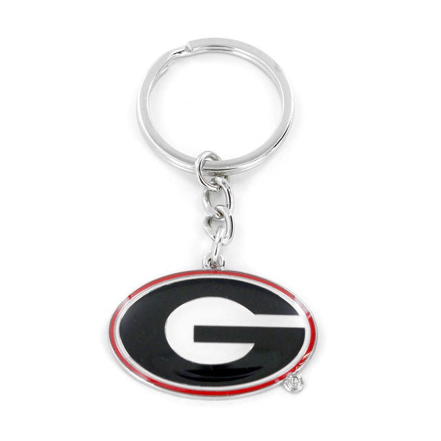 Georgia Bulldogs Metal Keychain