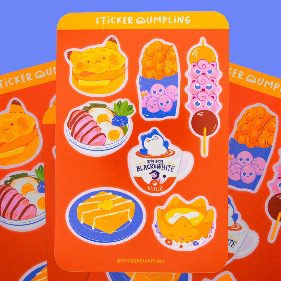 Cha Chaan Teng Sticker Sheet