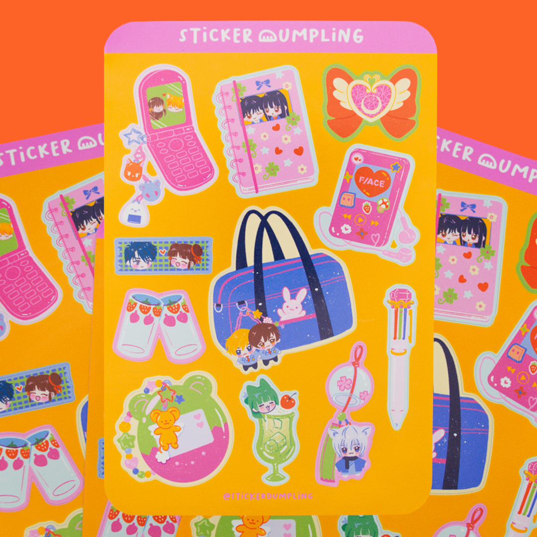 Shoujo Crush Sticker Sheet