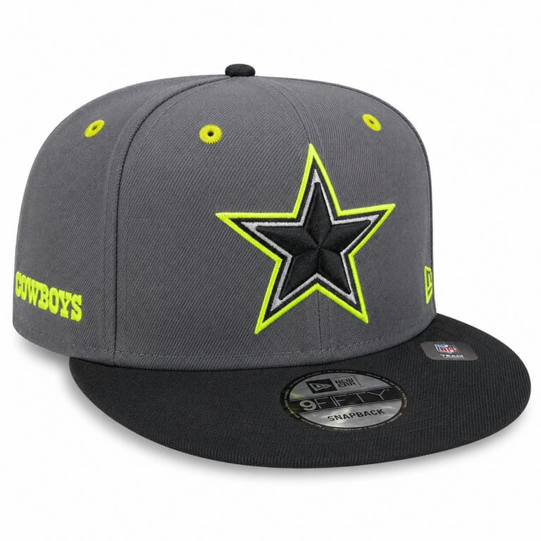 Dallas Cowboys Charcoal/Neon New Era 9FIFTY Summer Nights Snapback Hat