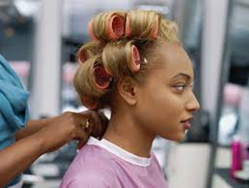 Roller Set (Natural Hair)