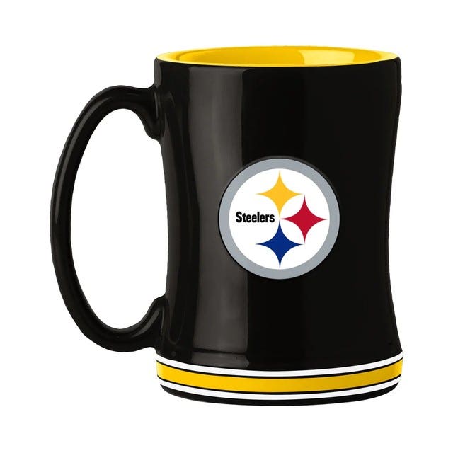 Pittsburgh Steelers Sculpted Coffee Mug 14oz