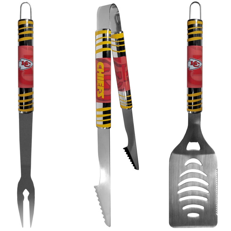 Kansas City Chiefs Deluxe Tailgater BBQ Utensils Set