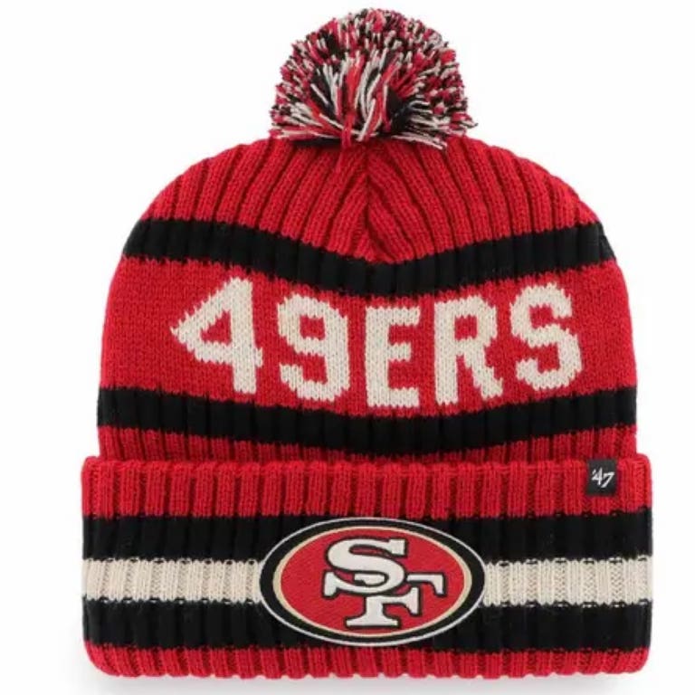 San Francisco 49ers '47Brand Pom Beanie