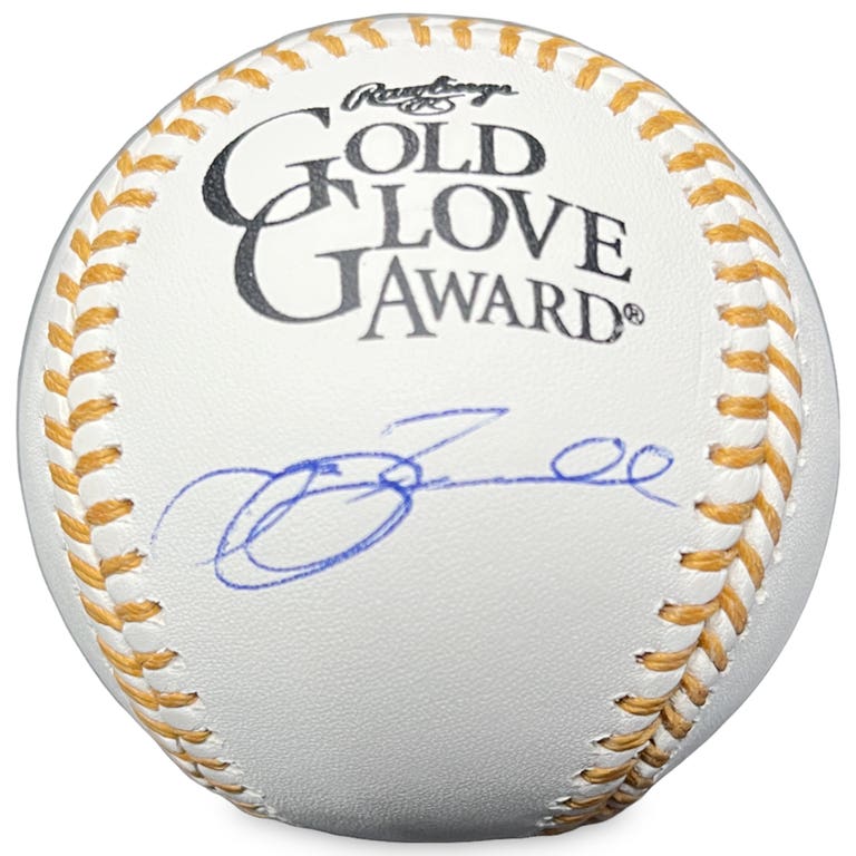 Houston Astros Jeff Bagwell Autographed Official Gold Glove Baseball