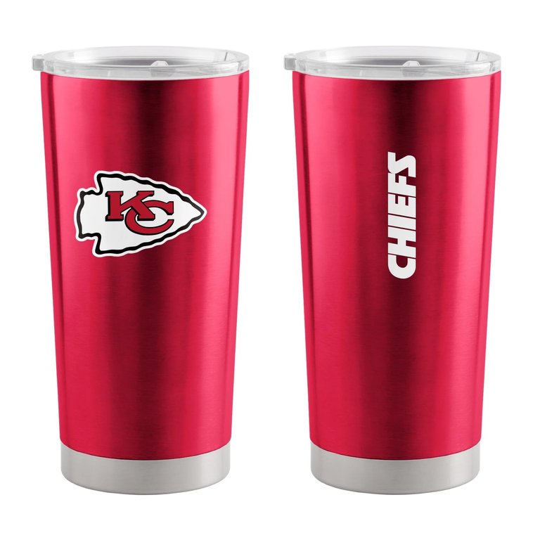 Kansas City Chiefs Red Stainless Steel Travel Tumbler 20oz